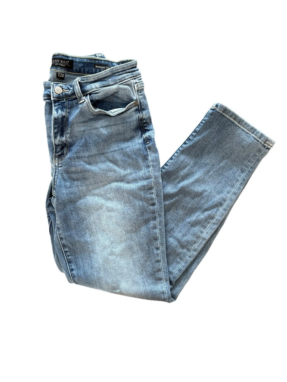 Judy Blue Light Wash Boyfriend Jeans